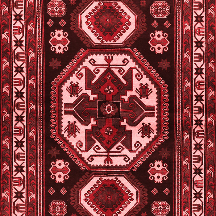 Machine Washable Persian Red Traditional Rug, wshtr2259red