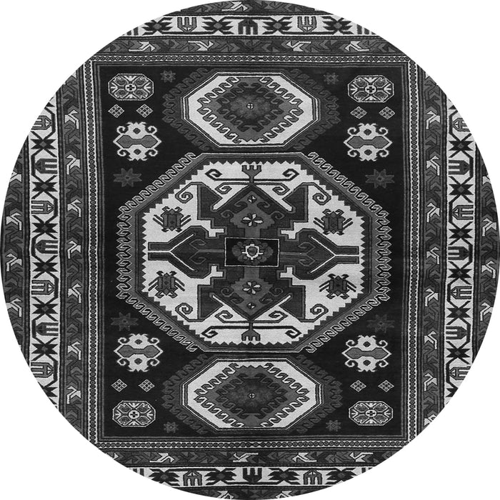 Machine Washable Persian Gray Traditional Rug, wshtr2259gry