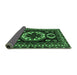 Sideview of Persian Emerald Green Traditional Rug, tr2259emgrn