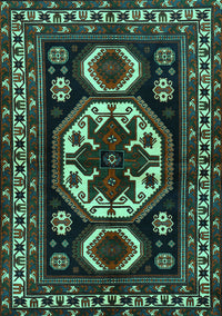Persian Turquoise Traditional Rug, tr2259turq