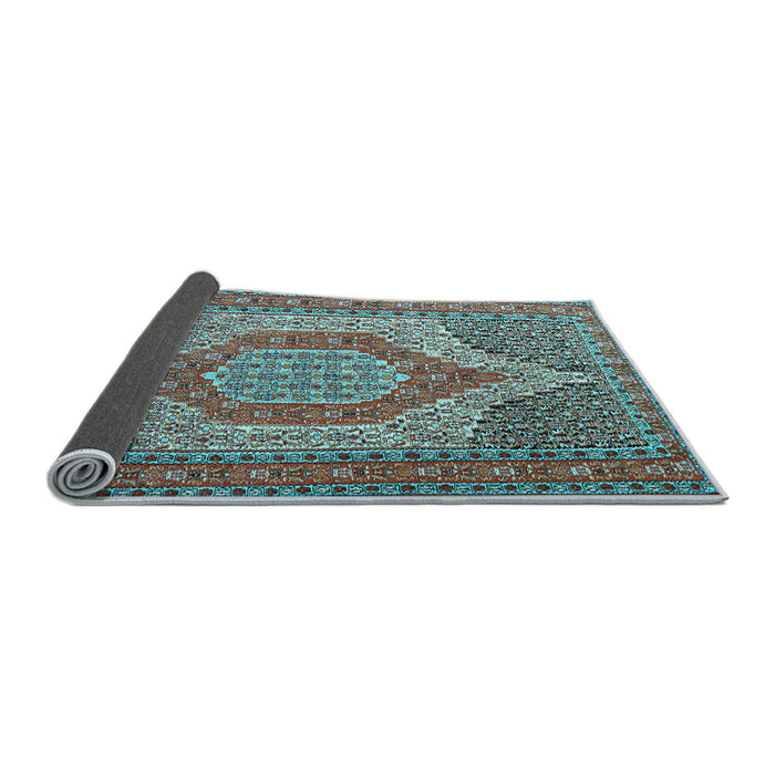 Sideview of Persian Light Blue Traditional Rug, tr225lblu