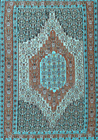 Persian Light Blue Traditional Rug, tr225lblu