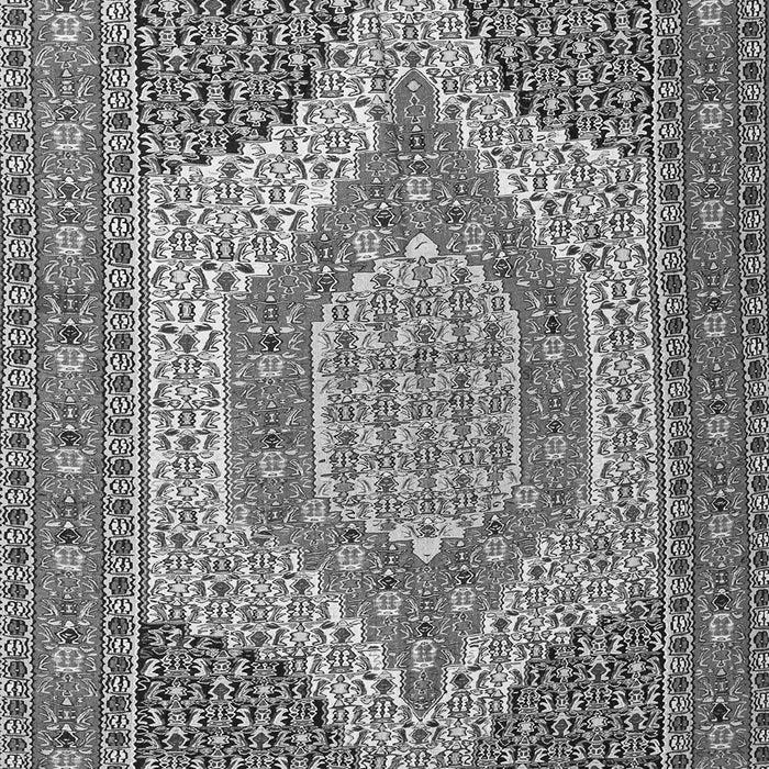 Serging Thickness of Machine Washable Persian Gray Traditional Rug, wshtr225gry