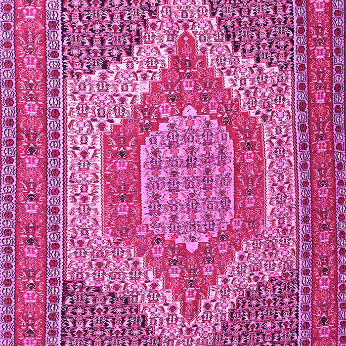 Machine Washable Persian Pink Traditional Rug, wshtr225pnk
