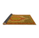 Sideview of Persian Yellow Traditional Rug, tr225yw