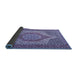 Sideview of Persian Blue Traditional Rug, tr225blu