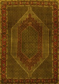 Persian Yellow Traditional Rug, tr2260yw