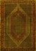 Persian Yellow Traditional Rug, tr2260yw