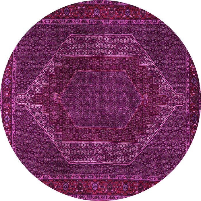 Round Persian Pink Traditional Rug, tr2260pnk