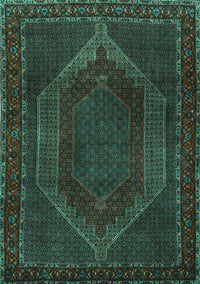 Persian Turquoise Traditional Rug, tr2260turq