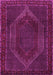 Machine Washable Persian Pink Traditional Rug, wshtr2260pnk