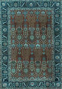 Persian Light Blue Traditional Rug, tr2261lblu