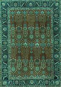 Persian Turquoise Traditional Rug, tr2261turq