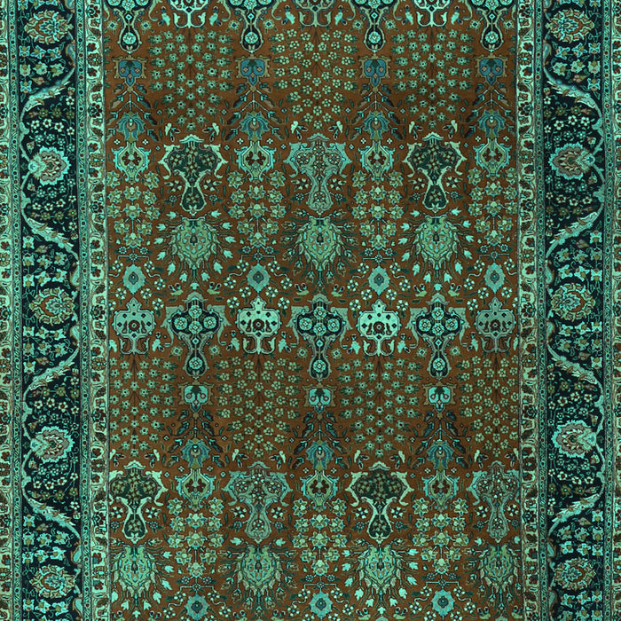Persian Turquoise Traditional Rug, tr2261turq