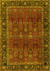 Persian Yellow Traditional Rug, tr2261yw