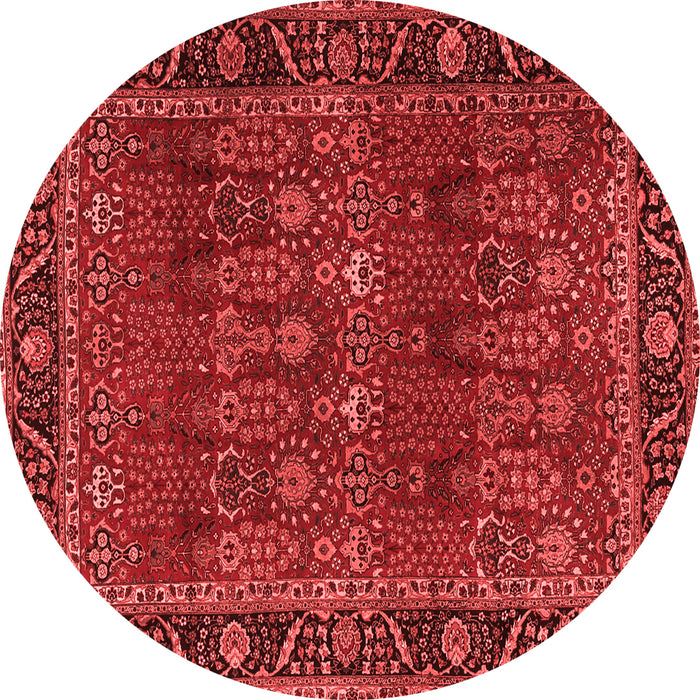 Machine Washable Persian Red Traditional Rug, wshtr2261red