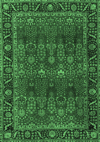 Persian Emerald Green Traditional Rug, tr2261emgrn