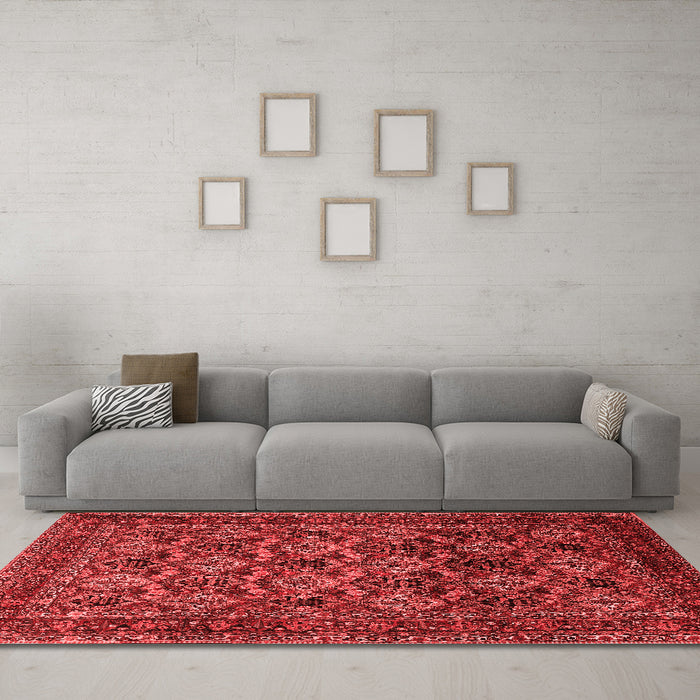 Traditional Red Washable Rugs