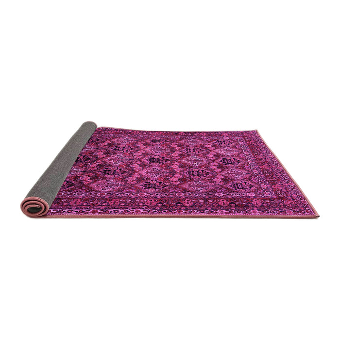 Sideview of Persian Pink Traditional Rug, tr2262pnk