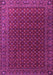 Machine Washable Persian Pink Traditional Rug, wshtr2263pnk