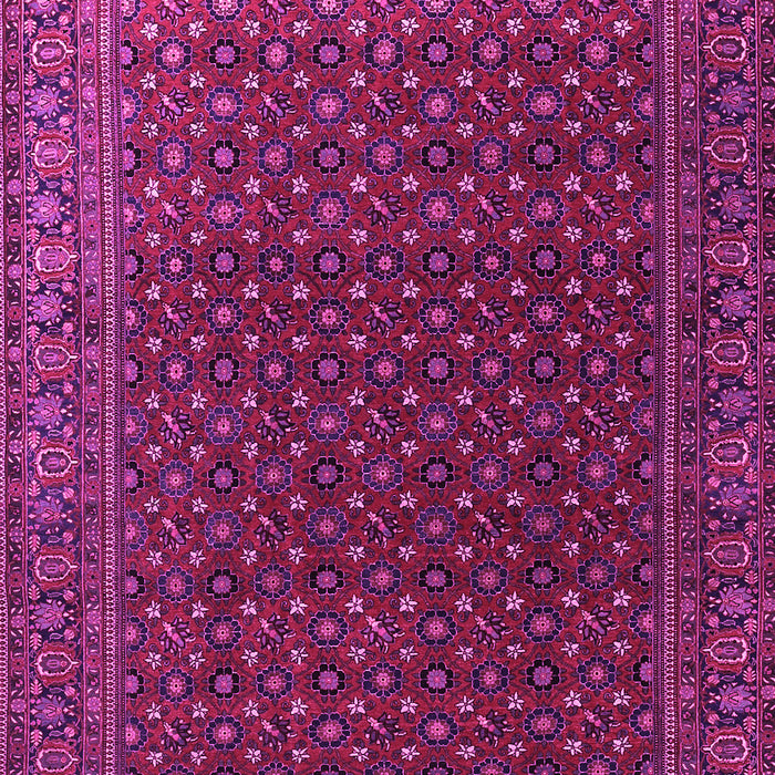 Machine Washable Persian Pink Traditional Rug, wshtr2263pnk