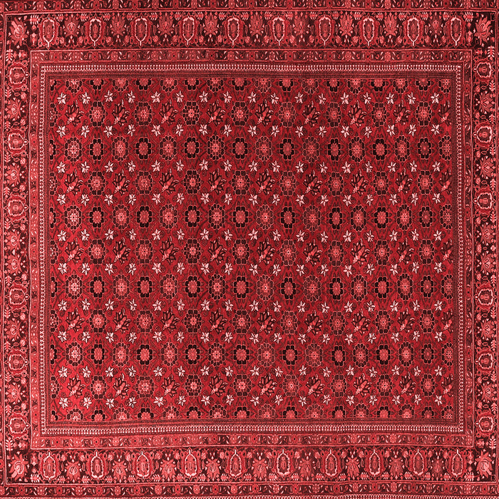 Machine Washable Persian Red Traditional Rug, wshtr2263red