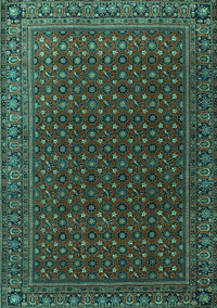 Persian Turquoise Traditional Rug, tr2263turq