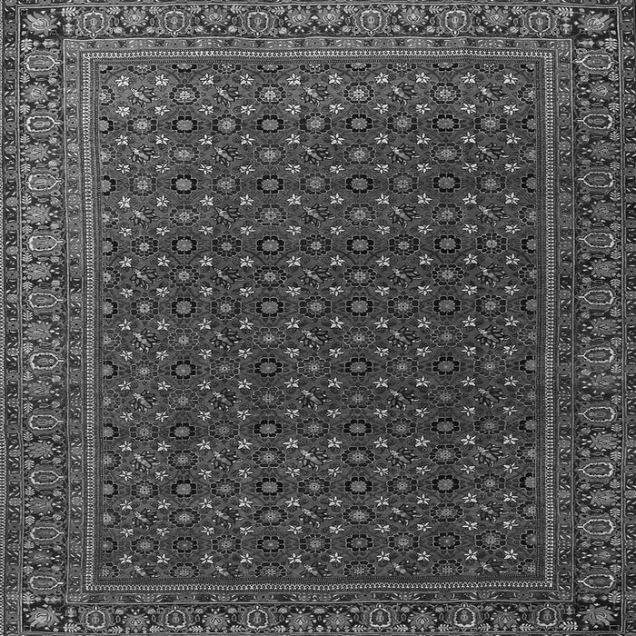 Serging Thickness of Persian Gray Traditional Rug, tr2263gry