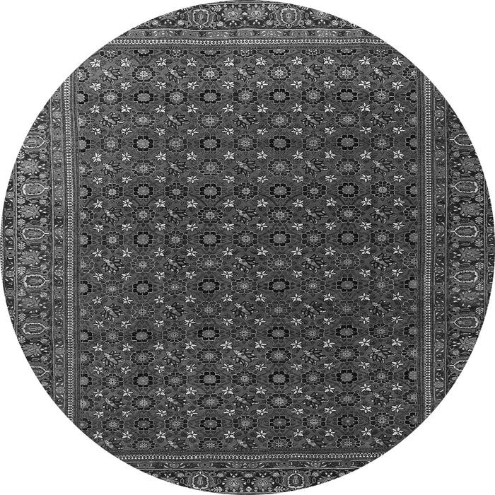 Square Persian Gray Traditional Rug, tr2263gry