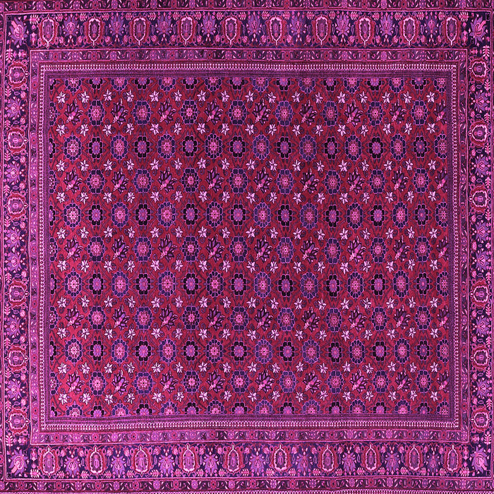 Square Persian Pink Traditional Rug, tr2263pnk