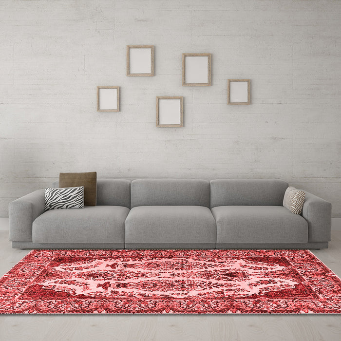 Traditional Red Washable Rugs