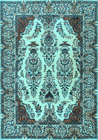 Persian Light Blue Traditional Rug, tr2264lblu