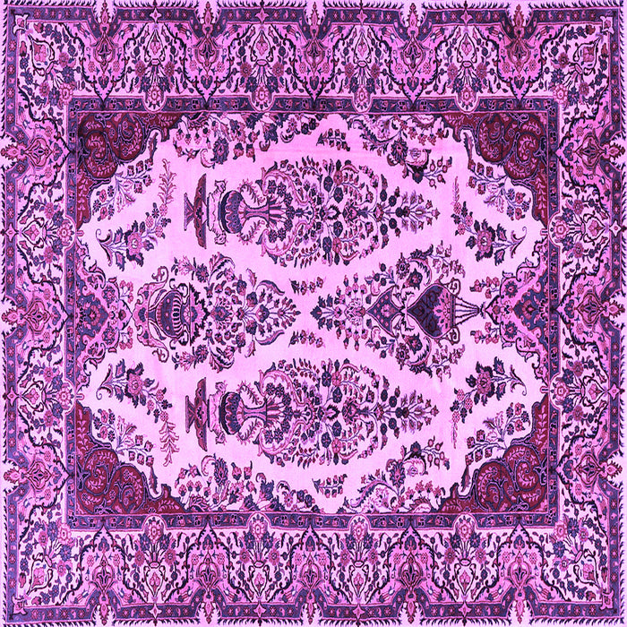 Square Persian Purple Traditional Rug, tr2264pur