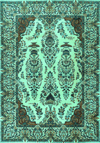 Persian Turquoise Traditional Rug, tr2264turq