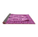 Sideview of Persian Pink Traditional Rug, tr2264pnk
