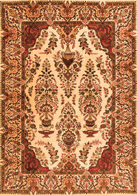 Persian Orange Traditional Rug, tr2264org