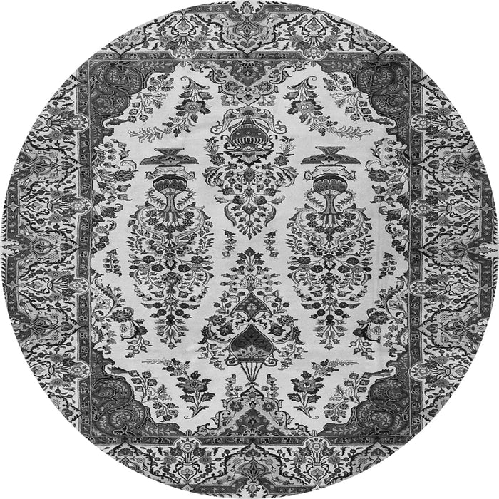 Square Persian Gray Traditional Rug, tr2264gry