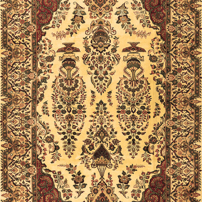 Machine Washable Persian Brown Traditional Rug, wshtr2264brn
