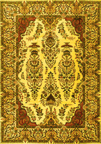 Persian Yellow Traditional Rug, tr2264yw