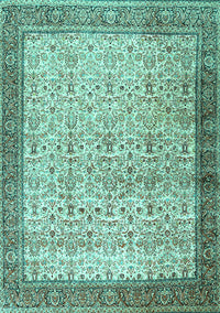 Persian Turquoise Traditional Rug, tr2265turq