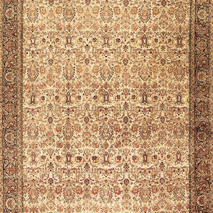 Machine Washable Persian Brown Traditional Rug, wshtr2265brn