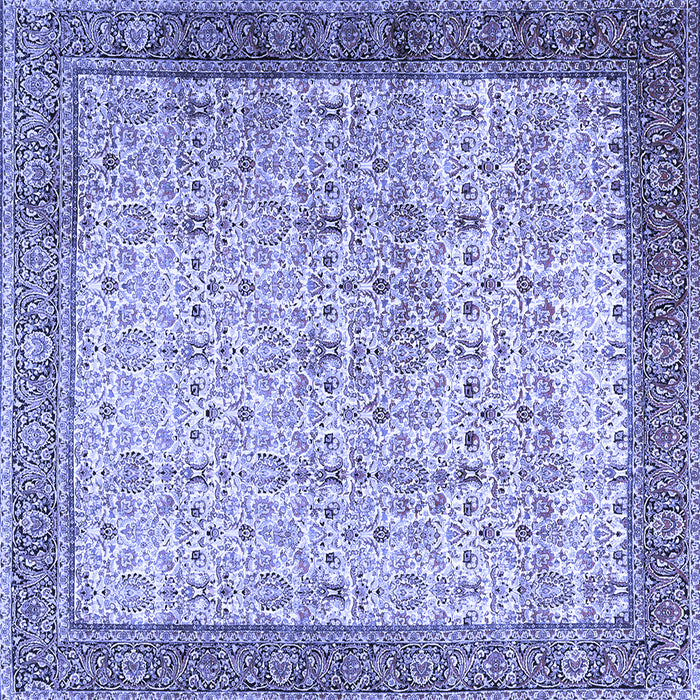Square Persian Blue Traditional Rug, tr2265blu