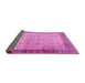 Sideview of Persian Pink Traditional Rug, tr2265pnk