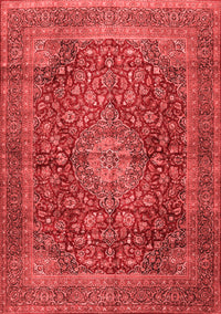 Medallion Red Traditional Rug, tr2266red