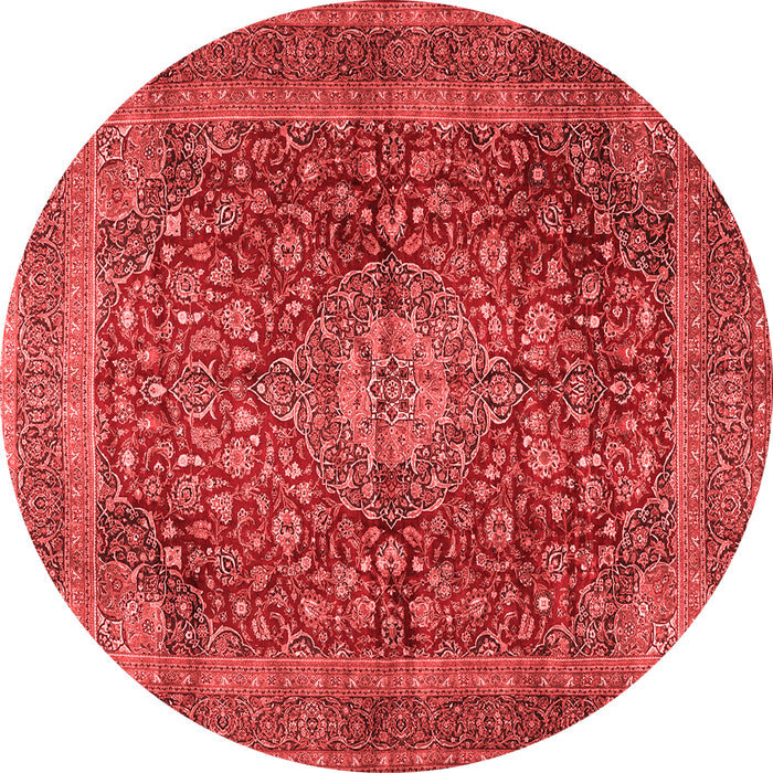 Medallion Red Traditional Rug, tr2266red