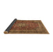 Sideview of Medallion Brown Traditional Rug, tr2266brn