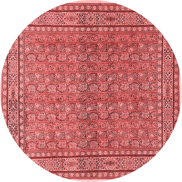 Machine Washable Persian Red Traditional Rug, wshtr2267red