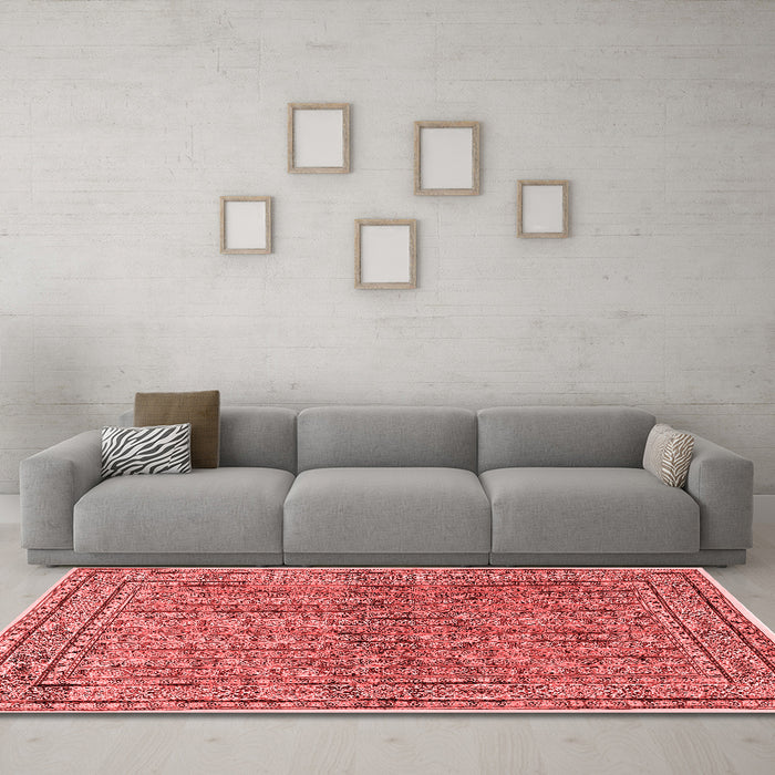 Traditional Red Washable Rugs