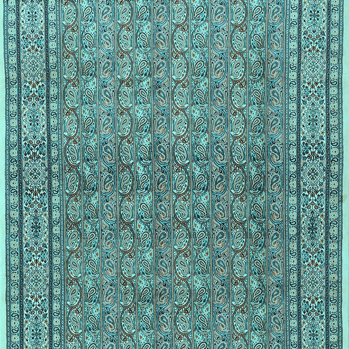 Machine Washable Persian Light Blue Traditional Rug, wshtr2267lblu