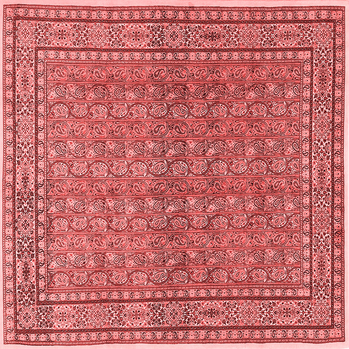 Machine Washable Persian Red Traditional Rug, wshtr2267red
